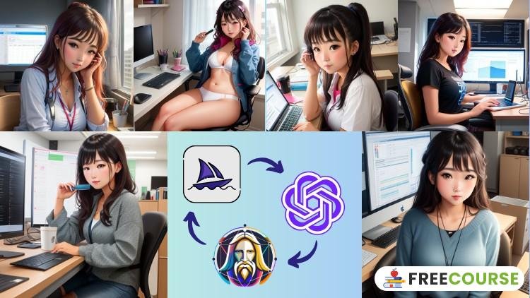 Banner Image AI Art Generation: 3 in 1 Pack: Midjourney, Dall-e, Leonardo - Aivana.app