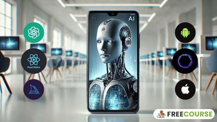 Banner Image React Native & AI - Build Image & Art Generator App - Aivana.app