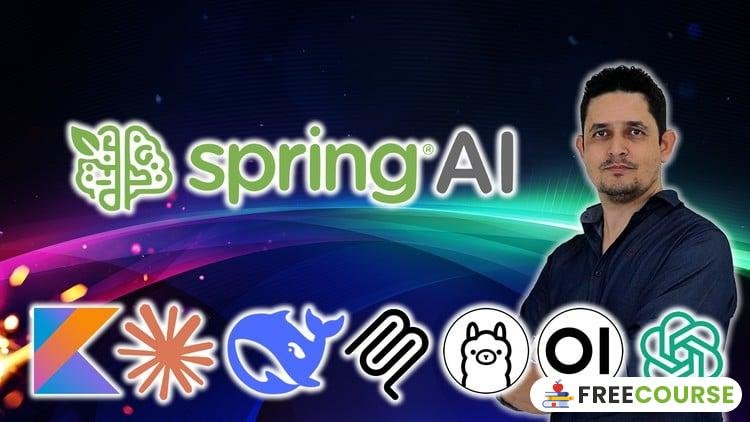 Banner Image Spring AI c Kotlin Spring Boot ChatGPT MCP Claude e DeepSeek - Aivana.app