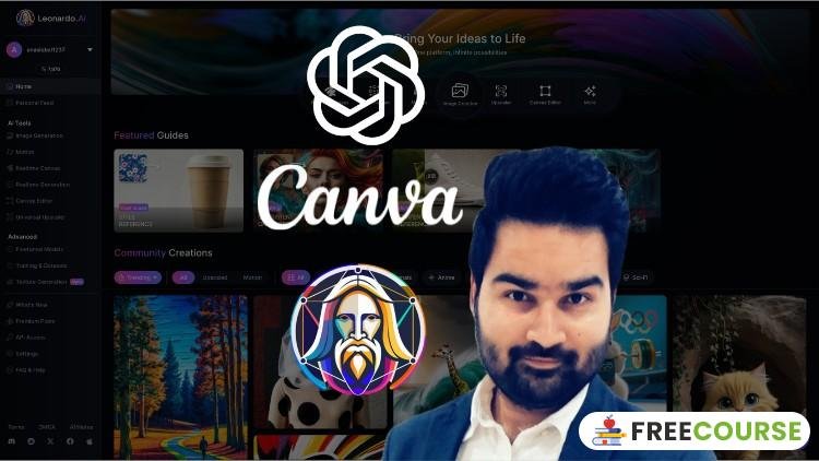 Banner Image AI Creativity: ChatGPT 4, AI Tools, Canva & More (3 Courses) - Aivana.app